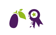 Picto illustrant la certification des aubergines Kultive