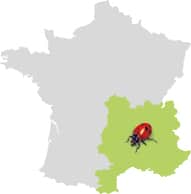 Carte de France situant la zone de production en Provence